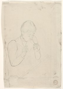 レターヴァーソ、1890〜1891年。 作： Mary Cassatt