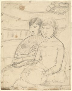 Loge [直訳]、1882年。 作： Mary Cassatt
