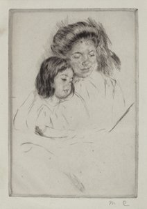 The Picture Book No.1、1901年頃。 作： Mary Cassatt