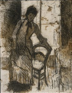 ビジターヴァーソc。 1881年。 作： Mary Cassatt
