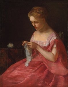 若い花嫁、1866-67年 作： Mary Cassatt