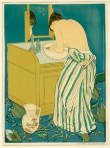 入浴する女性（ポスター） 作： Mary Cassatt