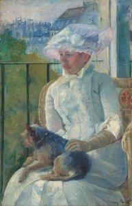 窓際の少女 作： Mary Cassatt