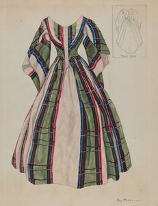 ドレス、1937年頃 作： Mary E Humes