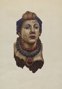 インディアン・プリンセス・フィギュアヘッド、1938年頃