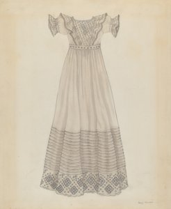 幼児のドレス、c。 1936年。 作： Mary E Humes