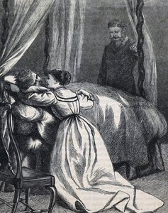 父の死に際の娘 作： Mary Ellen Edwards