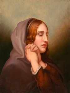 悲しみの真珠」1855年 作： Mary Jane Peale