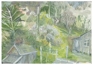 ラナコムの果樹園、2019年（水彩画 作： Mary Kuper