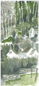 サマセットバレー、2019年（水彩画 作： Mary Kuper