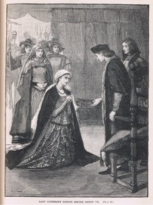 ヘンリーVII 1497年以前のキャサリンゴードン夫人 作： Mary L. Gow