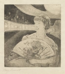 オペラボックス内 作： Mary Cassatt