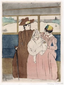 オムニバスで 作： Mary Stevenson Cassatt