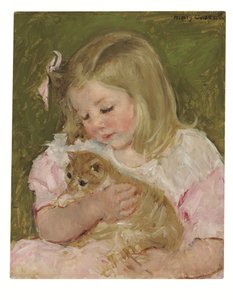 猫を抱くサラ 1907-08年頃 油彩・カンヴァス