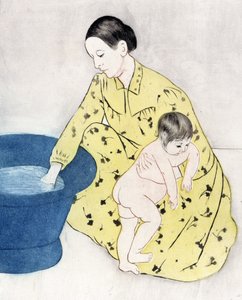 お風呂 作： Mary Stevenson Cassatt