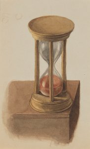 無題の砂時計」1872-1874年頃 作： Mary Vaux Walcott