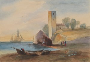 無題の風景」1876年