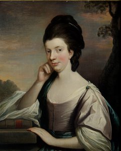 エリザベスハートレー夫人（1751-1824）と思われる女性の肖像