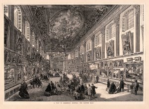 グリニッジ病院、ペインテッド・ホールへの訪問 - ILN 1865 S3 V0013000 V0013345