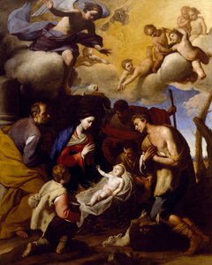 マッシモ・スタンツィオーネ（1585-1656）による「羊飼いの賛美」。