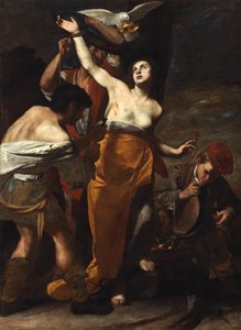 聖アガサの殉教、1619年頃。 作： Massimo Stanzione