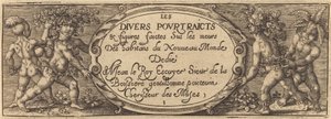Les Divers pourtraikts et Figures I (タイトルページ) 作： Master AD