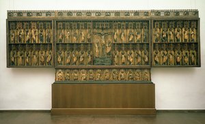 ハンブルグの聖ペテロ教会の高祭壇、グラボワー祭壇、1383年（tempera ond panel） 作： Master Bertram of Minden