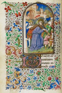 ジャン・ド・デュノワのための時祷書、f.136v、1436-50年頃（彩飾写本）
