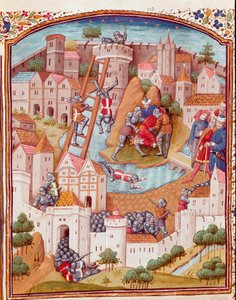 イタリアの作家、ジョヴァンニ・ボッカッチョ（ジャン・ボッカッチョ）（1313-1375）の「高貴な人物と不幸な女性の事例」（De casibus）から抜粋したもので、ローラン・ド・プルミエが翻訳し、デュノア（15世紀）の巨匠が盛り上げたもの。 作： Master Dunois
