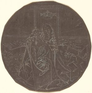 庭のマドンナと子供 作： Master E.S. Facsimile