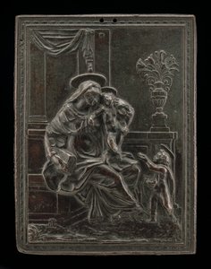 聖母子と洗礼者ヨハネ 1600年頃の作品 作： Master F.D.