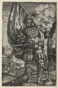 The Standard-Bearer」（1537年）。 作： Master F. G.