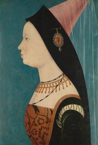 1528年、ブルゴーニュのマリア。 作： Master HA