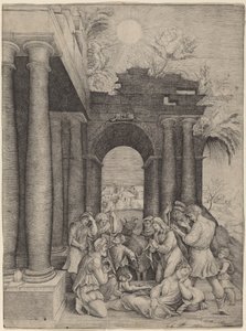 羊飼いの礼拝 作： Master HFE after Domenico Beccafumi