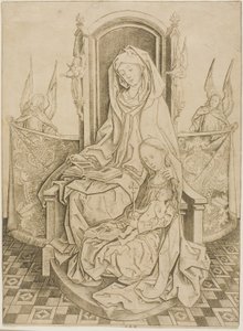 聖アン、聖母子 作： Master I.A.M. of Zwolle