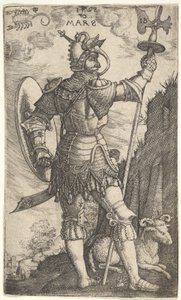 惑星を司る神々の火星、1528年。 作： Master I.B.