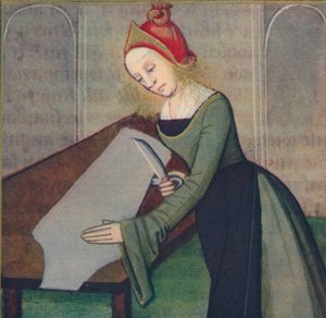 「ポーリン - ローマの女性」、1403年、1939年 作： Master of Berry