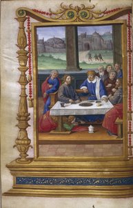 サイモンザファリサイ派の家でのごちそう、1500-1550 作： Master of Claude de France