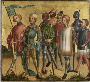 兵士のいるケルンの聖ゲレオン、1460年頃 作： Master of Cologne