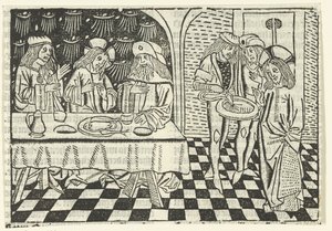 パリサイ人との食事 作： Master of Delft (attributed to)