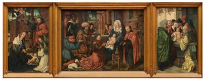 Epiphany triptych (oil on panel)   1440050   ja       japanese Successfully Translated  Original: Man on Horseback Carrying a Spear Translat: Man on Horseback Carrying a Spear 1447519 ja japanese Successfully Translated Original: Saint Anthony the abbot, A