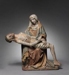Vesperbild Pietà、c。 1420年。 作： Master of Grosslobming