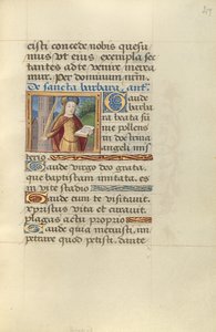 セイント・バーバラ 作： Master of Jacques de Besançon