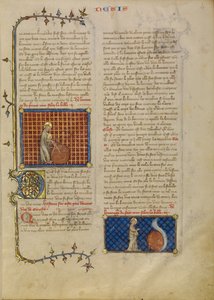 世界の創造、天の創造 作： Master of Jean de Mandeville