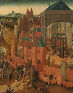 レネン包囲戦 1499年のヤン2世ファンクリーフによるレーネンの征服 作： Master of Rhenen
