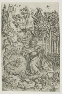 荒野の洗礼者聖ヨハネ 作： Master of Saint John the Baptist