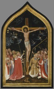 生きている十字架上のキリスト、1420-30 作： Master of Saint Veronica