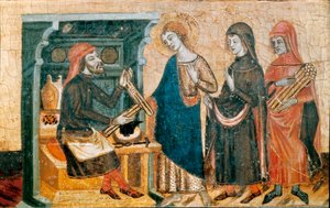 聖ヨハネの祭壇画、サンタ コロマ デ ケラルトのマスター、c. 1356年（木にテンペラと金箔） 作： Master of Santa Coloma de Queralt