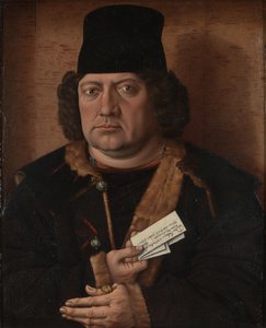 アレクサンドルモルナウアーの肖像、約1464-1488 作： Master of The Mornauer Portrait