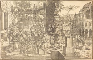 羊飼いの礼拝 作： Master of the Adoration of